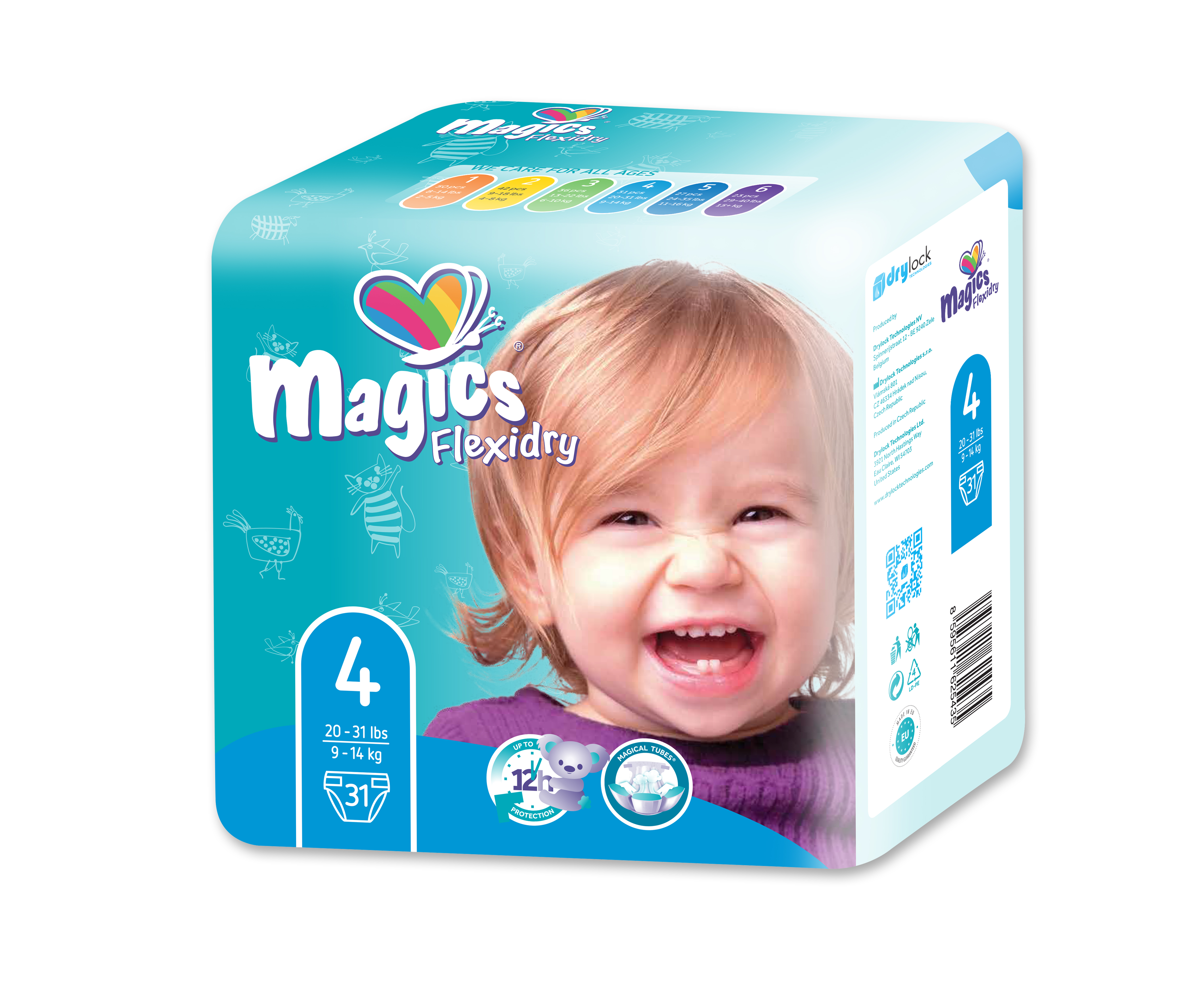 MAGICS Flexidry Maxi 9-14 kg 31 ks