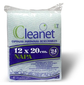 Cleanet mýdlové mycí houbičky 24 ks | Dentimedshop.cz