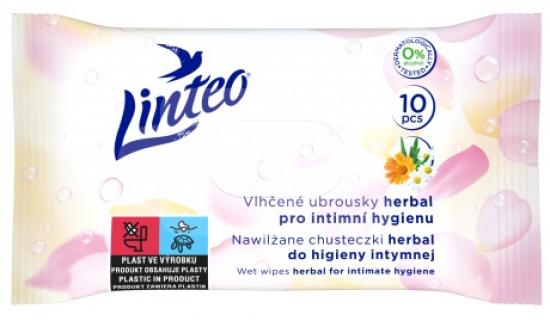 Linteo vlhčené ubrousky pro intimní hygienu 10 ks