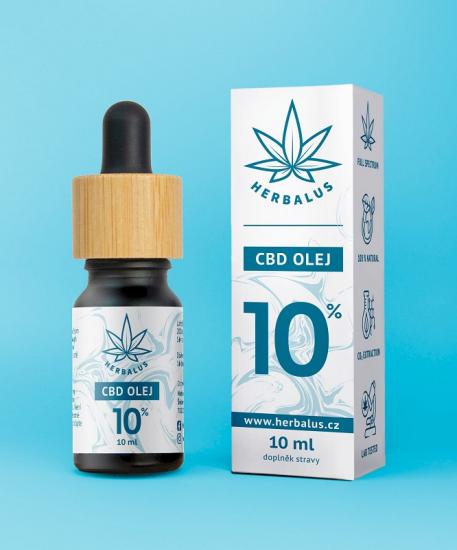 Herbalus CBD Olej 10% 10 ml