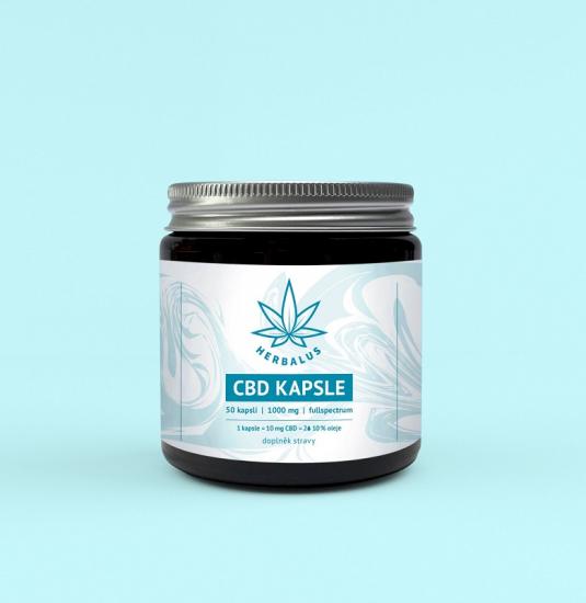 Herbalus CBD Kapsle - ORIGINÁL 50 tablet