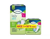 TENA Lady Slim Mini 30 ks - 50% navíc