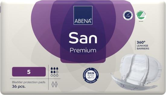 Abena San Premium 5 inkontinenční vložné pleny 36 ks