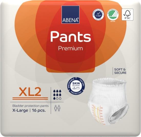 Abena Pants Premium XL2 inkontinenční plenkové kalhotky 16 ks