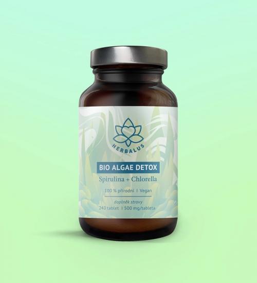Herbalus BIO Algae Detox - SPIRULINA a CHLORELLA 240 tablet