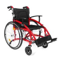 Invalidní vozík Timago EXCLUSIVE LIGHT 46 cm červený