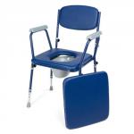 Toaletní křeslo výškově nastavitelné BLUE