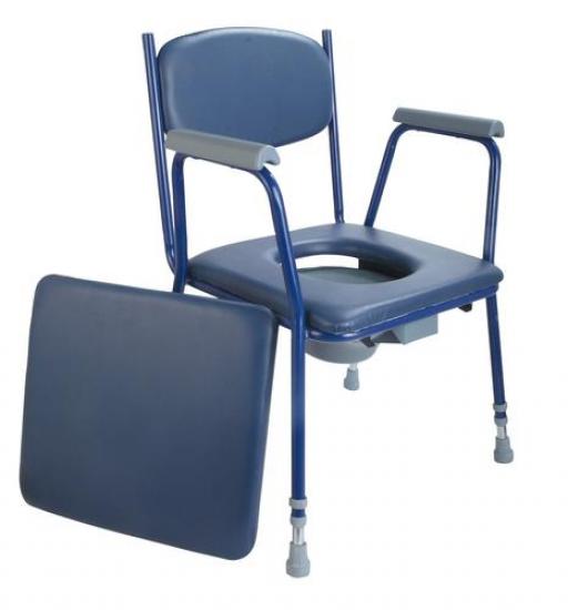 Toaletní křeslo výškově nastavitelné BLUE