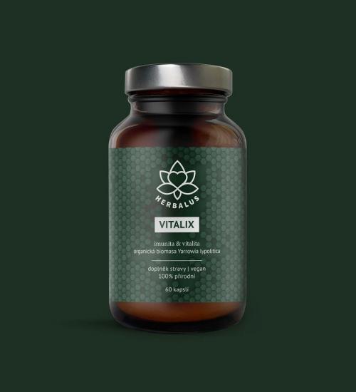 Herbalus VITALIX - organická biomasa Yarowia lypolitica - podpora imunity & vitality