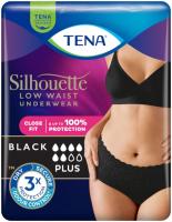 TENA Silhouette Plus Black M inkontinenční navlékací kalhotky 12 ks