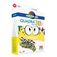 Master Aid QUADRA 3D Chlapci 2 velikosti 20 ks