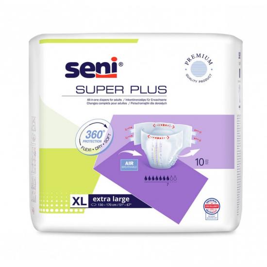 Seni Super Plus inkontinenční zalepovací kalhotky XL 10 ks