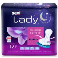 Seni Lady Super Night inkontinenční dámské vložky 12 ks