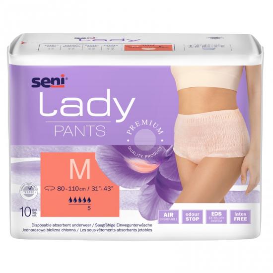 Seni Lady Pants M inkontinenční navlékací kalhotky 10 ks