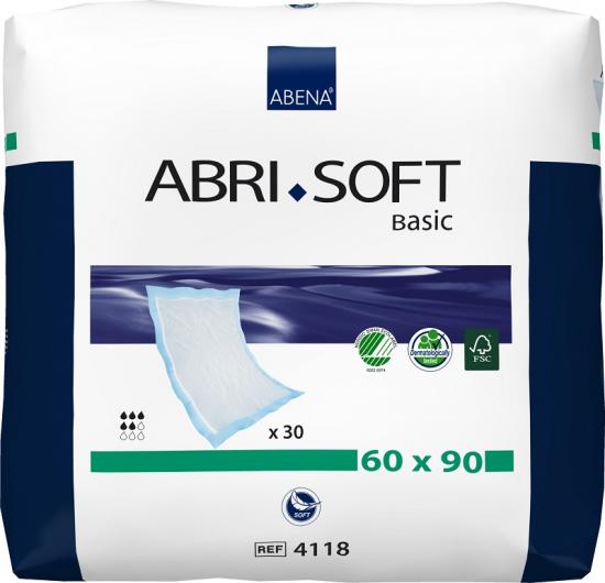 Abri Soft Basic inkontinenční podložky 60x90 cm 30 ks