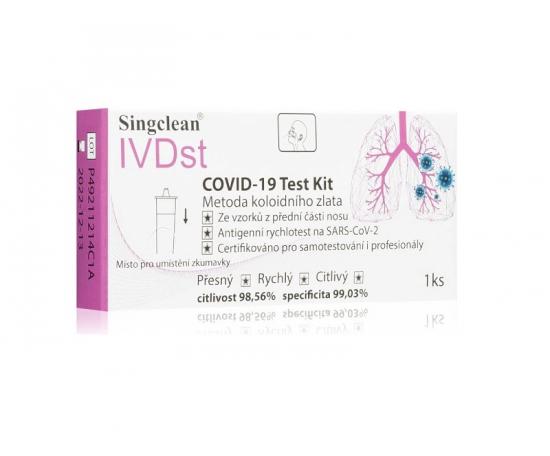 Singclean COVID 19 Test Kit Colloidal Gold Method 1 ks