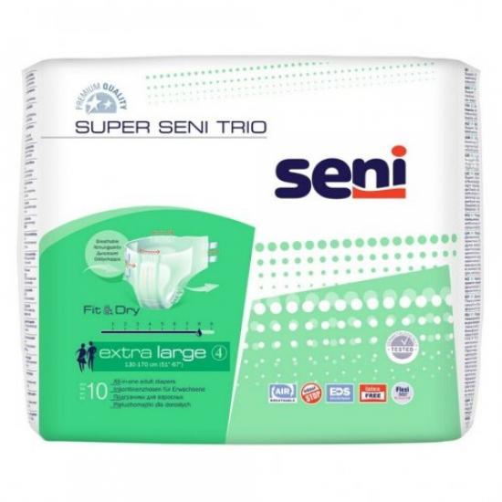 Seni Super Trio XL inkontinenční zalepovací kalhotky 10 ks