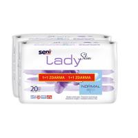 Seni Lady Slim Normal inkontinenční vložky pro ženy 1+1, 2x20 ks