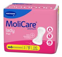 MoliCare Lady 3 kapky inkontineční dámské vložky 12 ks