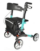 Chodítko čtyřkolové YOLA - tyrkysové