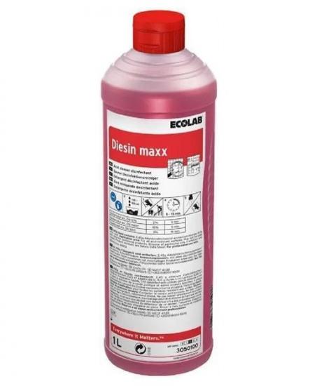 DIESIN MAXX 1 l - kyselý čisticí přípravek s dez. účinkem vhodný pro sanitární zařízení