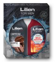 Lilien for men Wild Seduction/červený 700ml Sprchový šampon Wild Seduction+šampon Caffeine