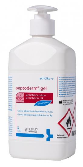 Schülke Septoderm gel 500 ml s dávkovačem