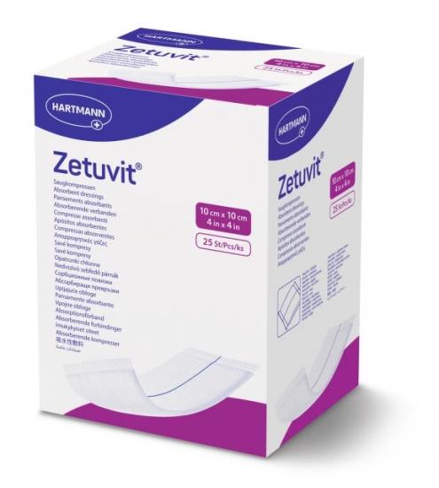 Zetuvit kompres sterilní 10 x 10 cm 25 ks