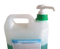 Pumpa mechanická pro kanystr 5L ANIOS dávka 20 ml, zelený uzávěr