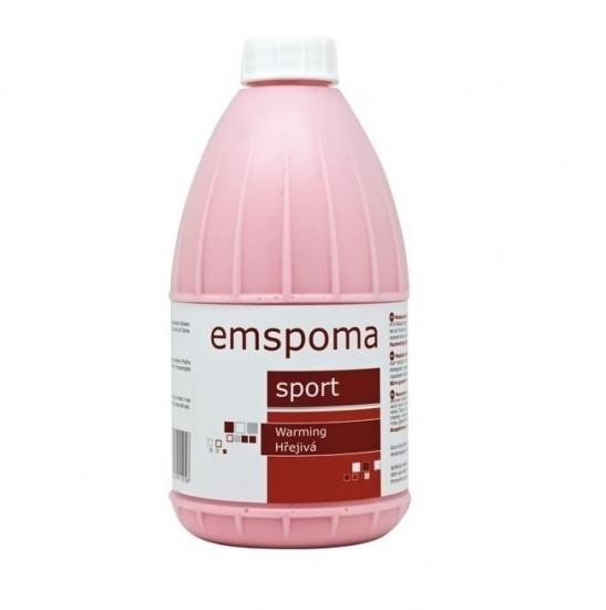 Emspoma masážní emulze hřejivá - růžová 500ml