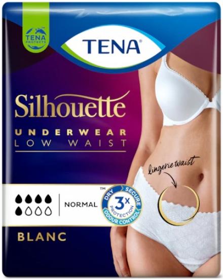 TENA Silhouette Normal Blanc L inkontinenční navlékací kalhotky 10 ks