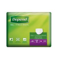 Depend Slip Super Plus inkontinenční zalepovací kalhotky M 15 ks