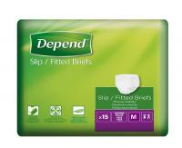 Depend Slip Super Plus inkontinenční zalepovací kalhotky M 15 ks