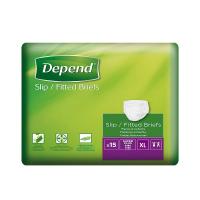 Depend Slip Super Plus inkontinenční zalepovací kalhotky XL 15 ks