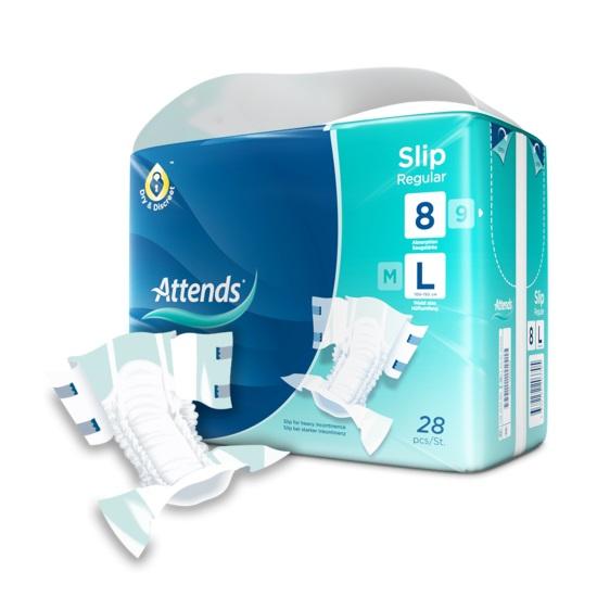 Attends Slip Extra Regular 8 inkontinenční zalepovací kalhotky L 28 ks