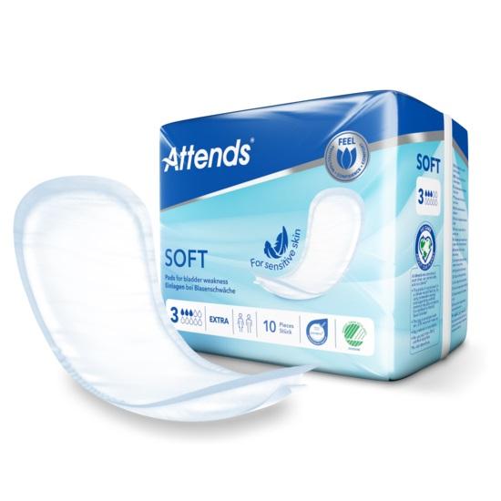 Attends Soft Extra 3 inkontinenční dámské vložky 10 ks