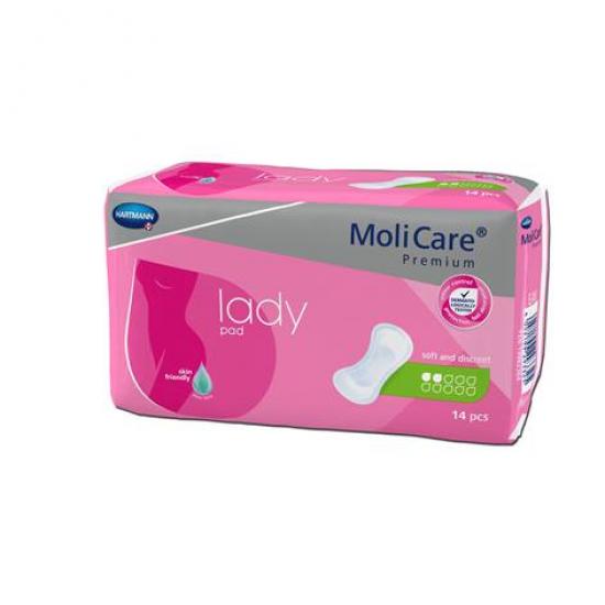 MoliCare Lady 2 kapky inkontineční dámské vložky 14 ks