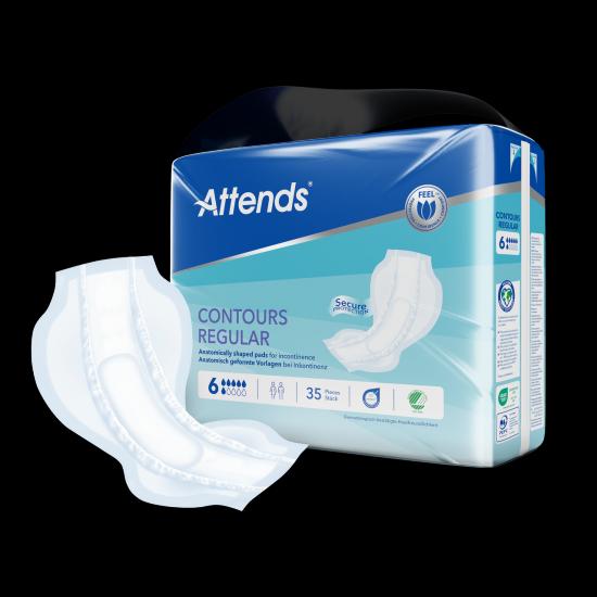 Attends Contours Extra inkontinenční vložné pleny 35 ks