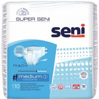 Super Seni inkontinenční zalepovací kalhotky M 10 ks