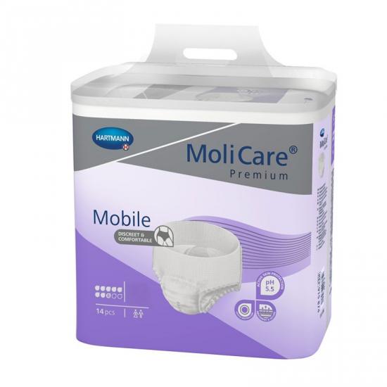 MoliCare Mobile 8 kapek inkontinenční navlékací kalhotky L 14 ks