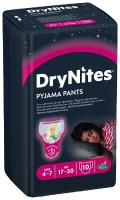 Huggies Dry Nites Medium Girls plenkové kalhotky 17-30kg 10ks