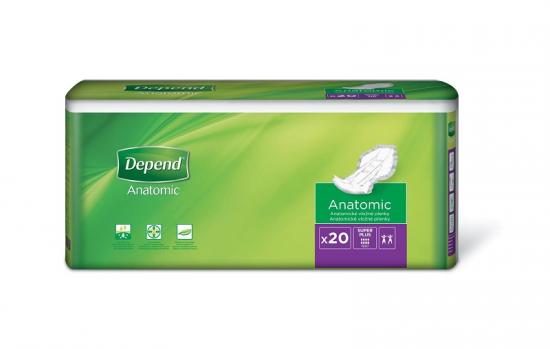 Depend Super Plus inkontinenční vložné pleny 20 ks