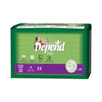Depend Flex Super Plus inkontinenční zalepovací kalhotky M 14 ks