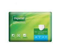 Depend Slip Normal inkontinenční kalhotky zalepovací M 15 ks