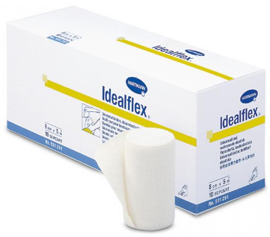 Idealflex krátkotažné kompresivní obinadlo 10 cm x 5 m, 10 ks