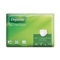 Depend Slip Super inkontinenční zalepovací kalhotky S 15 ks
