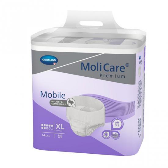 MoliCare Mobile 8 kapek inkontinenční navlékací kalhotky XL 14 ks