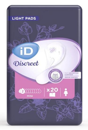 iD Discreet Light Mini inkontinenční dámské vložky 20 ks