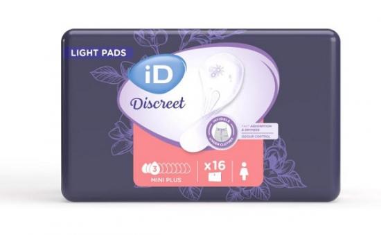 iD Discreet Light Mini Plus inkontinenční dámské vložky 16 ks