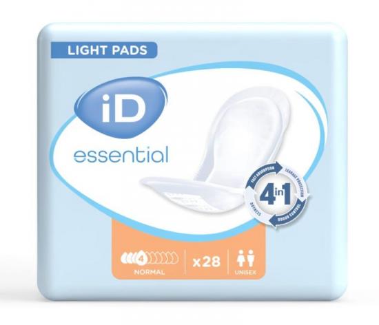 iD Essential Light Normal inkontinenční dámské vložky 28 ks